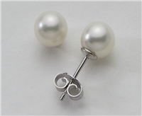 Earrings Mikiko Woman in White Gold M.GOB80 B